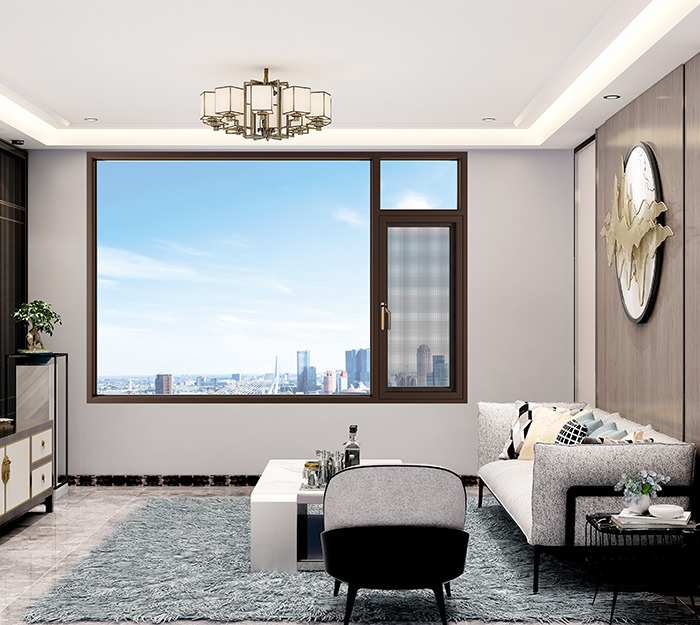 瓦力游戏_平开门窗系列_T2.0 DPS108-35一体挡边断桥窗纱一体