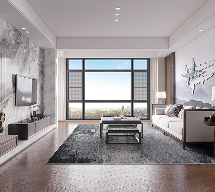 瓦力游戏_平开门窗系列_DPS139断桥窄边窗纱一体