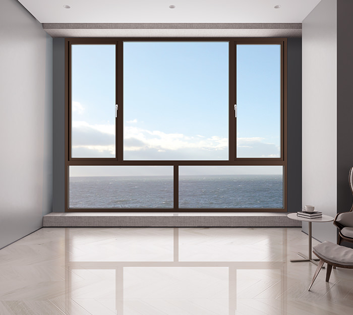 瓦力游戏_平开门窗系列_YH-PK50 浅易平开窗外开管边框