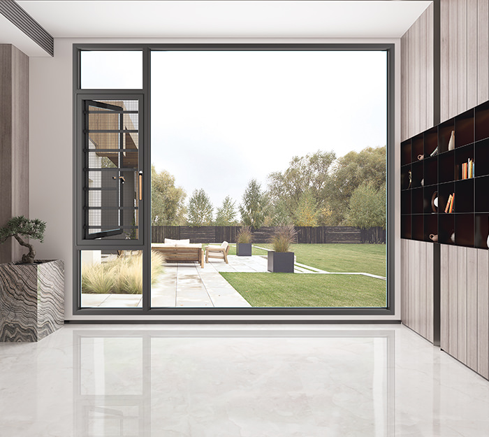 瓦力游戏_平开门窗系列_T1.6 DPS108-35隐排一体挡边防护栏可开启断桥窗纱一体