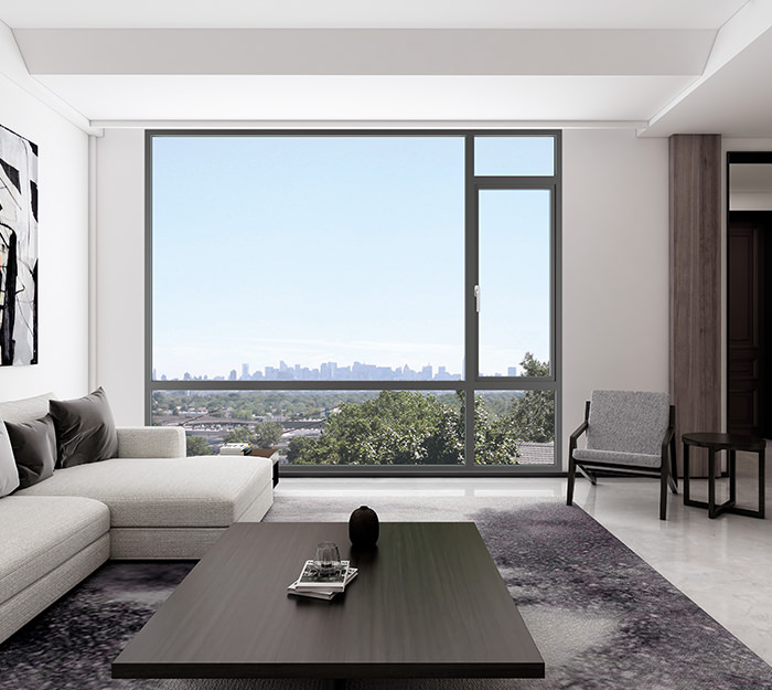 瓦力游戏_平开门窗系列_YH-PK50 浅易平开窗外开